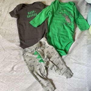 Matching set - t shirt, long sleeve, and t shirt